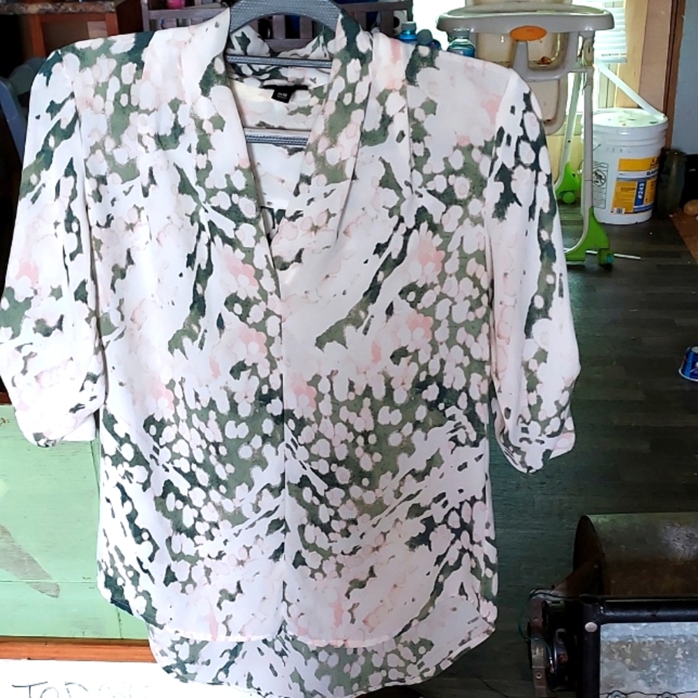 Printed dress top